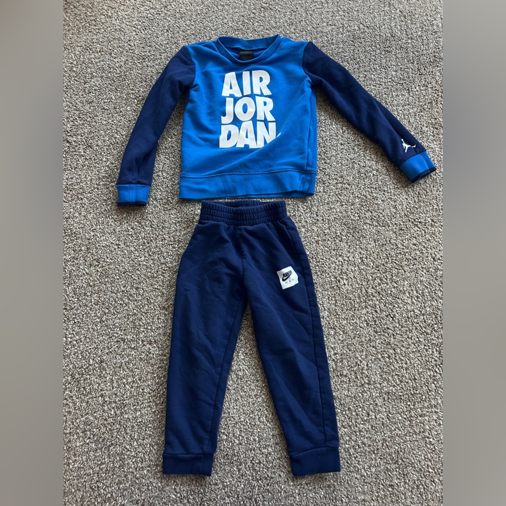 Jordan jump man  boys blue matching outfit set 4T B1G1 50% off